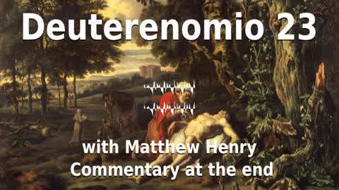 📖🕯 Santa Biblia - Deuteronomio 23 con Matthew Henry Comentario al final.