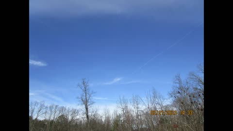 chem-trail spraying journal February 21, 2023