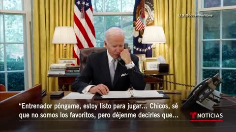 Biden envía mensaje de apoyo a la selección de Estados Unidos en Catar 2022 | Noticias Telemundo