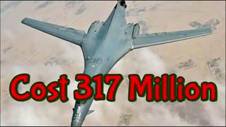 US B-1 Lancer bomber crashed