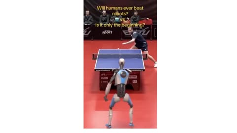 A robots taking over ping pong