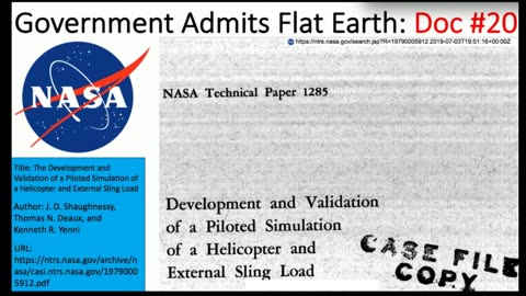 44 Government Documents Impressing Flat Earth Religious Fanatic Death Cults Upon The Clueless Flattards