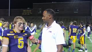 Highland Park QB Brennan Storer & RB Jay Cox After Their 35-28 Win Over Lewisville