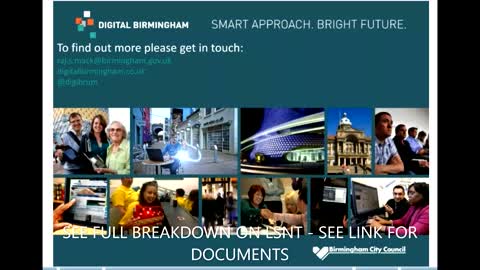 SMART CITIES UK, BIRMINGHAM ARE FRONT RUNNERS. DOWNLOAD DOCUMENT