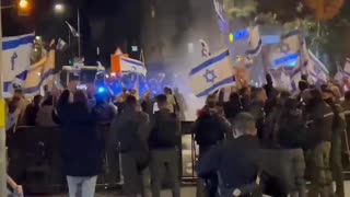 Protesters in Israel are attacking Netanyahu’s house.- Israel will be last -Q