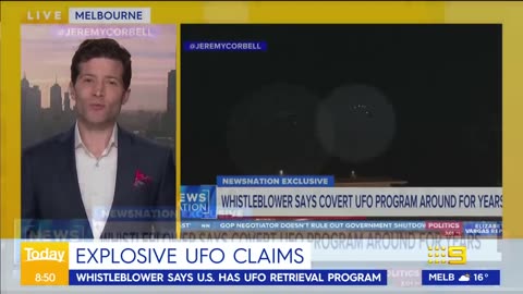 US has UFO retrieval program, former Air Force veteran claims - 9 News Australia