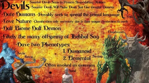 All Types of Demons in Conan Lore Study and Theory Crafting