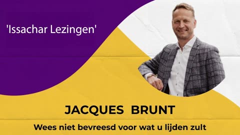 Jacques Brunt – Wees niet bevreesd voor wat u lijden zult