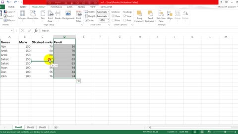 How to swap columns in Excel