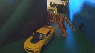 Bumblebee versus Soundwave to stop motion movie