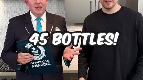 Mr beast bottle bursting by head challenge