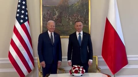 Pres. Biden meets Polish president in Warsaw ahead of Ukraine war speech