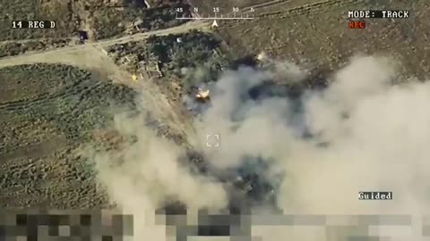 Cluster Munitions Shred Russian Firing Positions