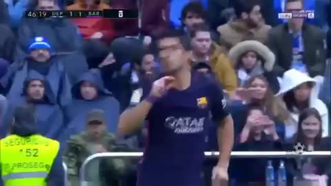 Gol de Suarez vs Deportivo