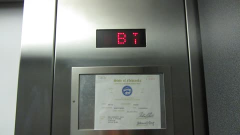 Montgomery KONE hydraulic elevator at Burnett Hall UNL