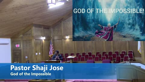 Pastor Shaji Jose // God of the Impossible