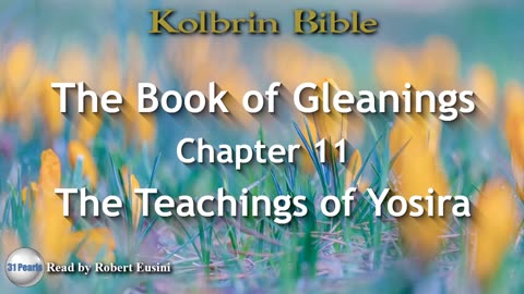 Kolbrin Bible - Book of Gleanings - Chapter 11 - The Teachings of Yosira - Audiobook