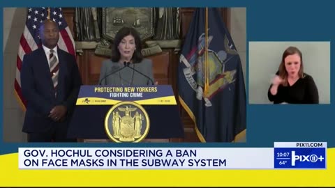 NY Gov. Hochul and Mayor Eric Adams Plan to BAN Masks on Subways