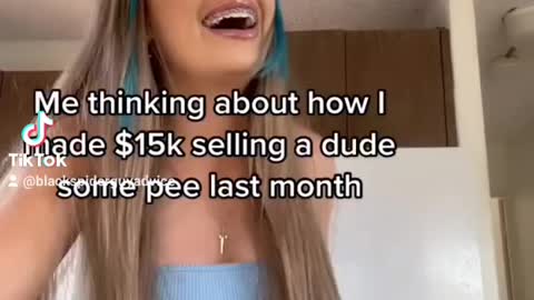 Women Sells Her pee