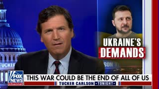 Tucker Carlson calls Zelensky a "troll" after he called for more funding from the US.