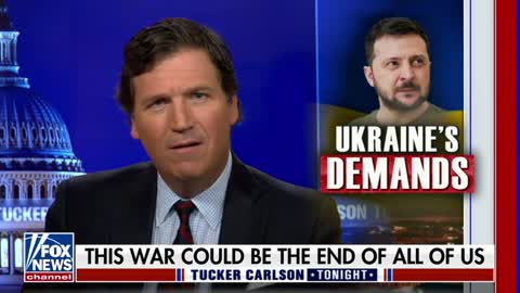 Tucker Carlson calls Zelensky a "troll" after he called for more funding from the US.