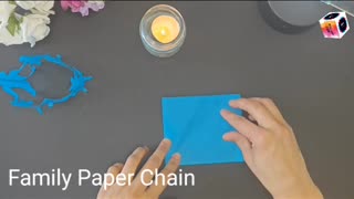 Family Fun with Chain Paper Craft | Paper Chain Family Craft @adyscraftclub