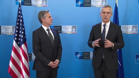 NATO Secretary General with the US Secretary of State Antony J. Blinken, 29 NOV 2022