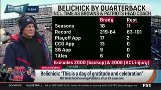 FIRST THINGS FIRST Nick Wright reacts Bill Belichick leaving Patriots after 24 season