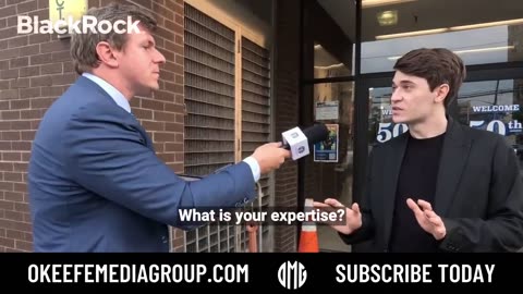 BlackRock Recruiter PANICS When Confronted by James O’Keefe