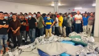 El Paso Texas Boarder Patrol Processing Center is packed with Illegal Immigrants
