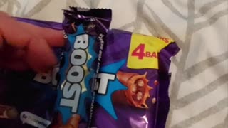 Chocolate Deception funsize is the new normal size Cadburys Boost 4 pack