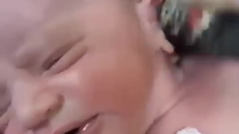 New Born Baby Cleaning with soap and after birth baby