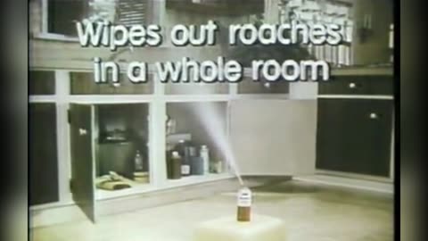 Muhammed Ali Knocks Out Roaches! (D-Con Spray)