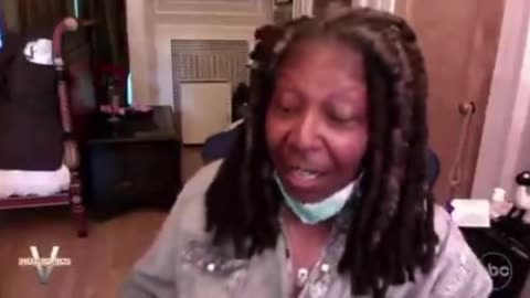 ABSURD: Whoopi Goldberg Is Wearing Her Mask While At Home -- 'It Is Just Me And My Mask'