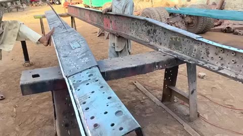 How trucks frames made in pakistani