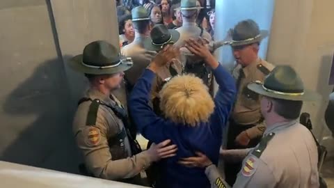 Violent left wing protesters have started an insurrection at the Tennessee state capitol.