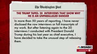 Bob Woodward On His 20 Interviews With Donald Trump