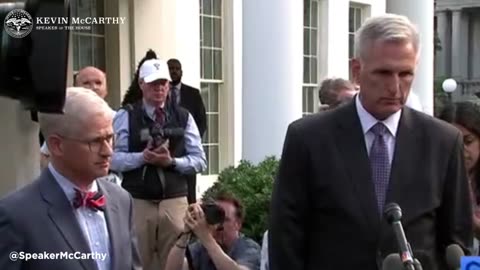 Speaker Kevin McCarthy Provides Readout after White House Meeting
