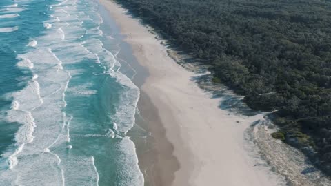 Ocean waves beautiful nature