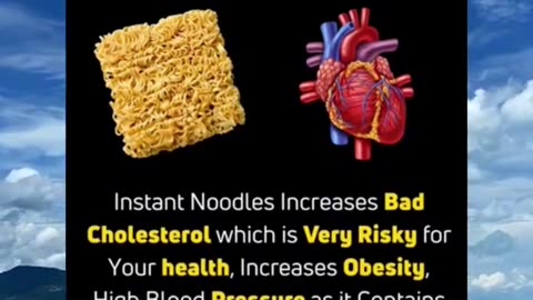 KINDLY STOP INSTANT NOODLES CONSUMPTION