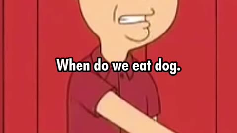 When do we eat dog #shorts #familyguy