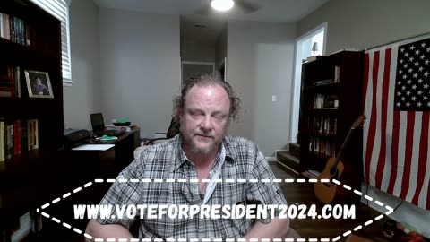 A short talk and invite to visit www.voteforpresident2024.com