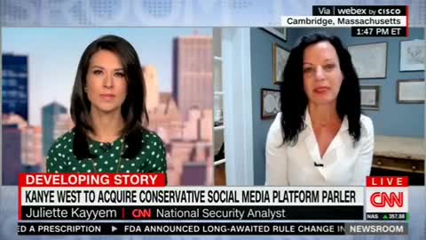 Fascist CNN Guest Pushes Conspiracy Theory About Kanye West Buying Parler To Abuse First Amendment