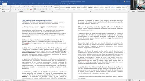 Liberta' di parola, uno dei diritti più preziosi dell'uomo, chiediamoci: esiste ancora?