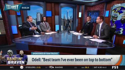 FIRST THINGS FIRST Nick Wright reacts Odell Best team I've ever een on top to bottom