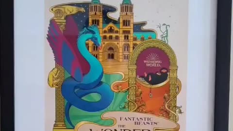 Fantastic Beasts The Wonder Of Nature MinaLima Print #harrypotter #fantasticbeasts #shorts #minalima