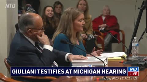 Trump lawyer Jenna Ellis' closing statements in front of Michigan House Oversight Committee (Dec. 2)