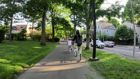 Relaxing, Safe, Chill VIBE ZONE for Family Bike Riding Boston🚴🏻🌳 SW Corridor