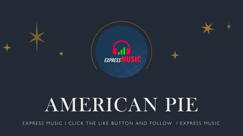American Pie I Don McLean I karaoke I ExpressMusic