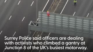 Just Stop Oil protesters block M25 for fourth day